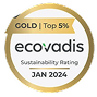 Ecovadis Gold Medal 2024 Sustainability Rating